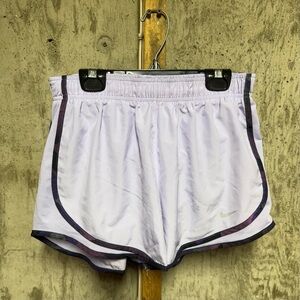 Nike Dri-FIT Women's Athletic Running Shorts Light Purple Lightweight Sz M